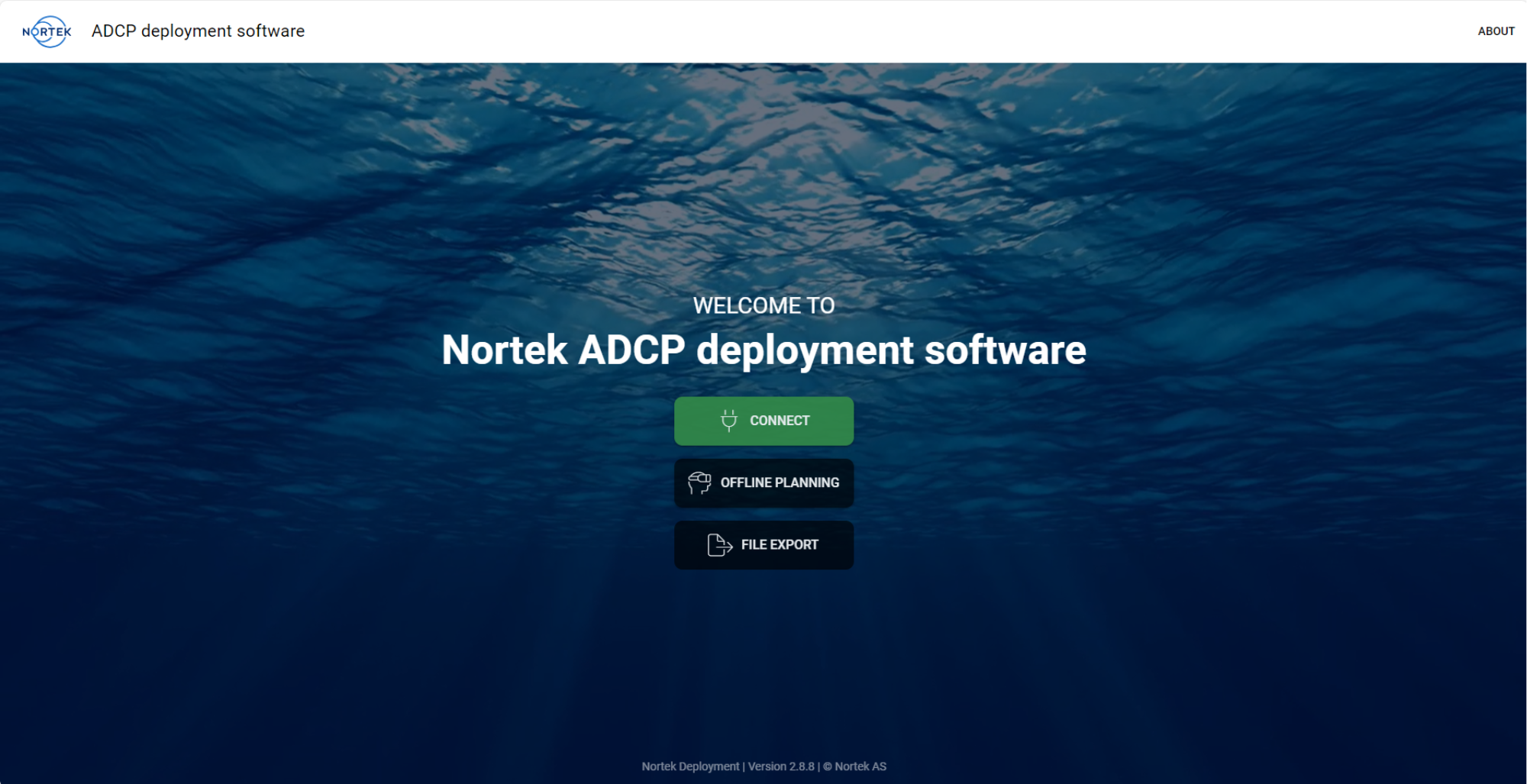 ADCP deployment software
