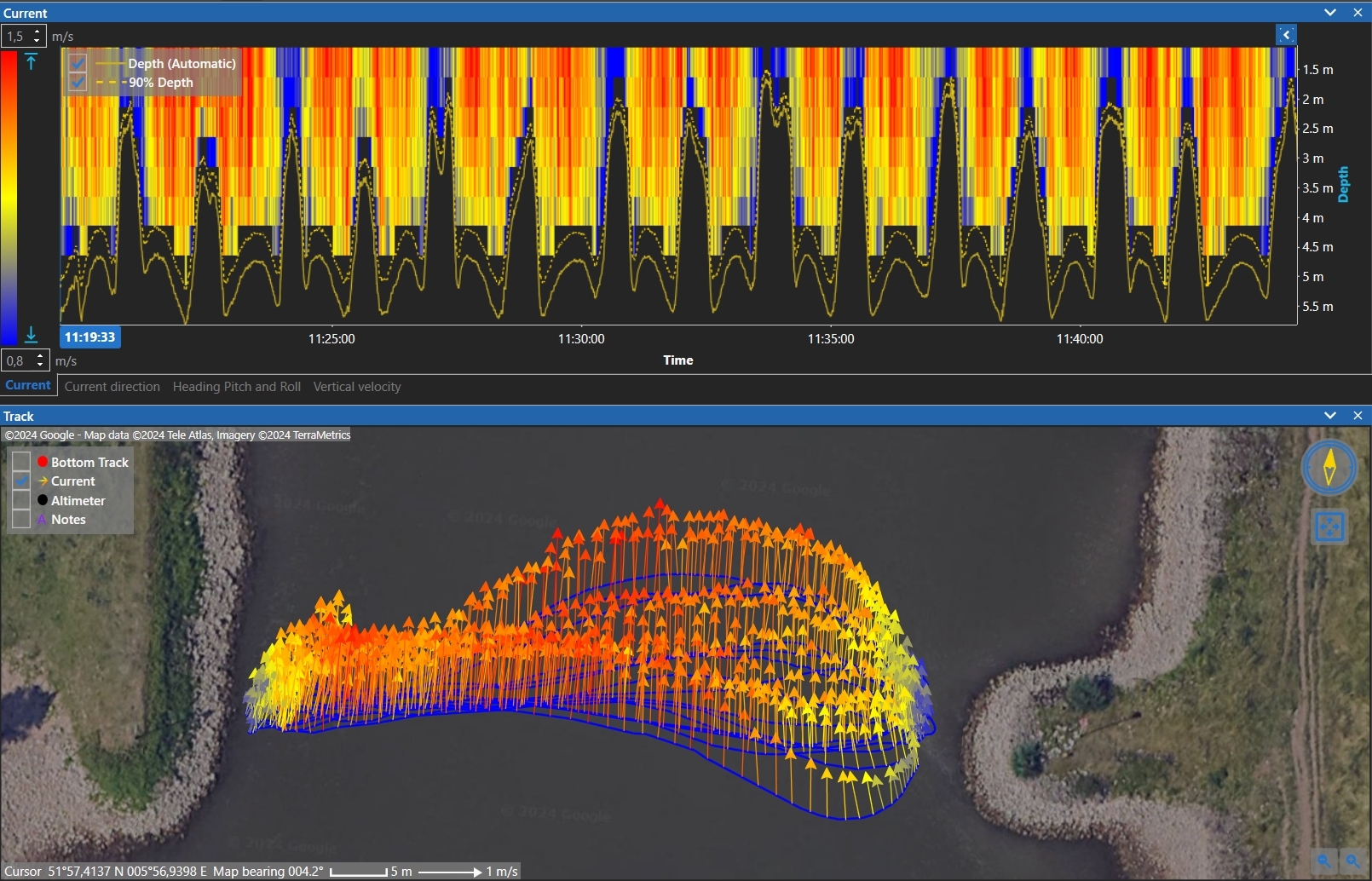 Multiple discharge transects VM Review