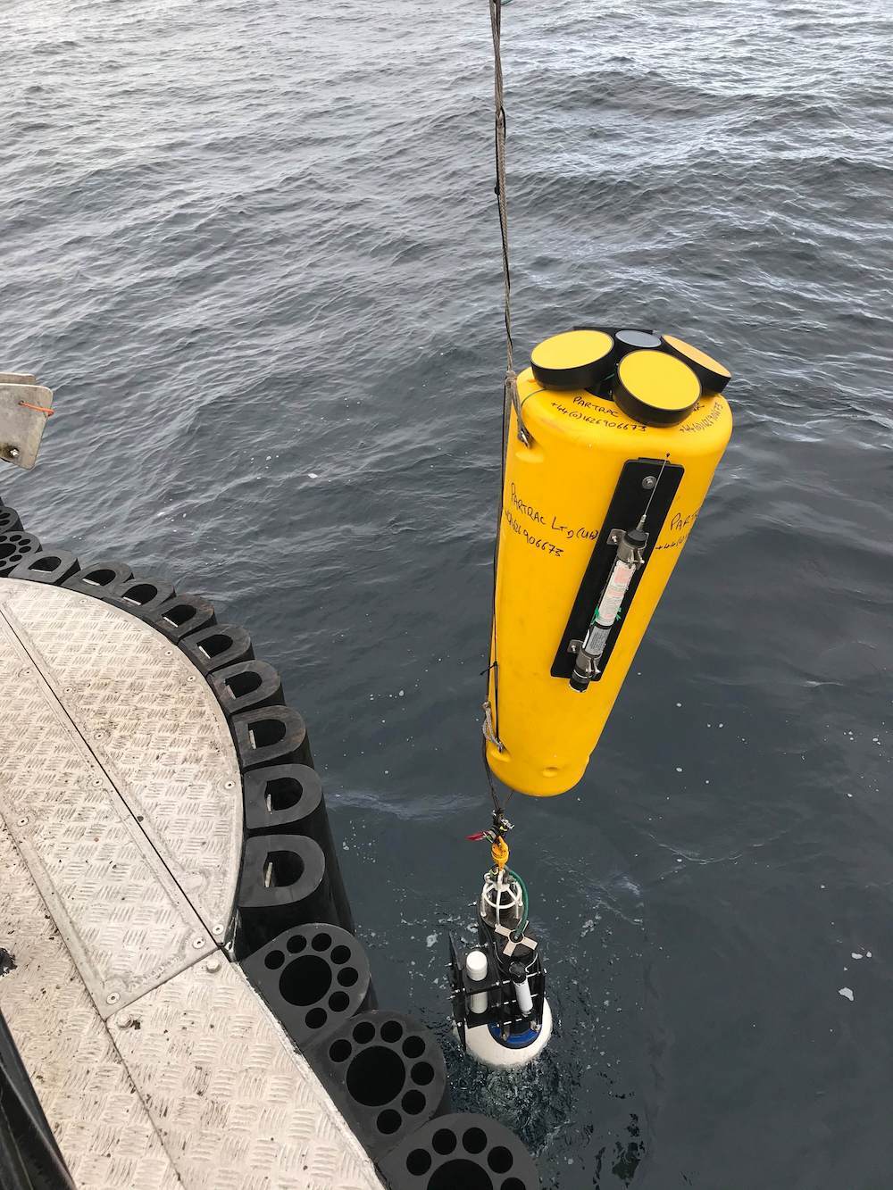 Nortek awac being deployed